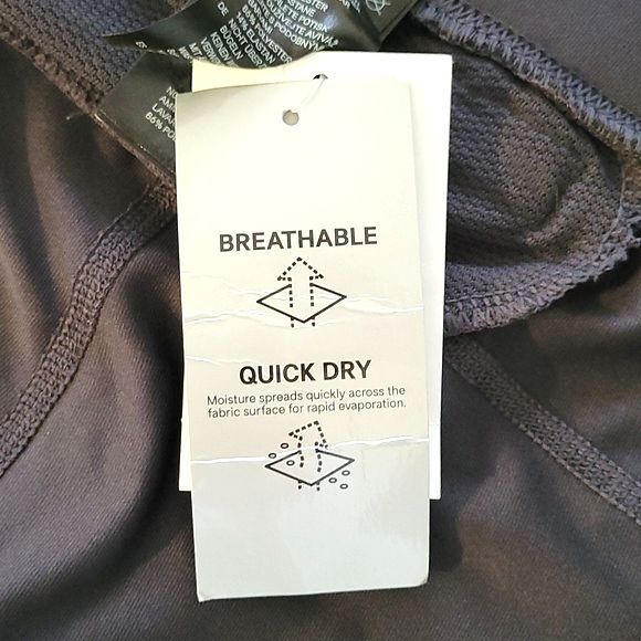 H&M Sport NWT Gray Skinny Leg Athletic Training Workout Exercise Pant sz Small - Picture 12 of 16